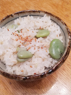 万能だし そら豆ご飯-レシピのメイン写真