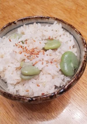万能だし そら豆ご飯-レシピのメイン写真