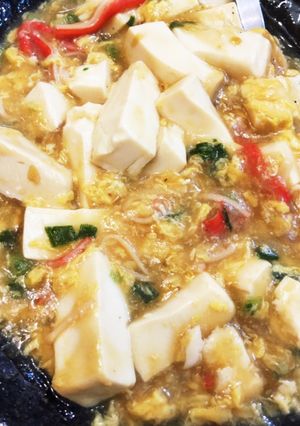 『豆腐とカニカマの卵あんかけ』-レシピのメイン写真