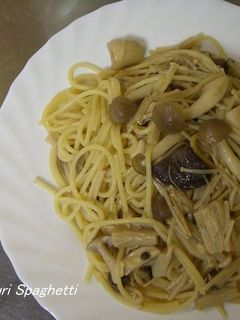 きのこたっぷりスパゲティ。-レシピのメイン写真