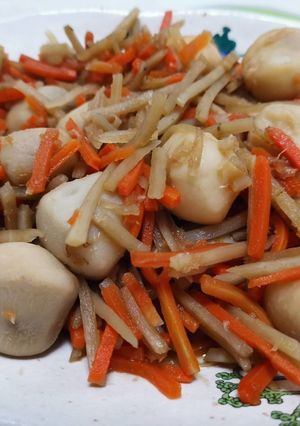 めんつゆで作る里芋とごぼうの煮物-レシピのメイン写真