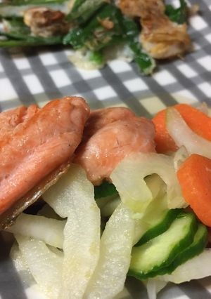 サーモンと野菜のマリネ-レシピのメイン写真