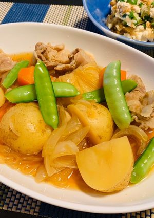 ☆お母さん味☆ 新じゃがで簡単肉じゃが！-レシピのメイン写真
