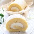 天ぷら粉で作る♡純正黄金ロールケーキ
