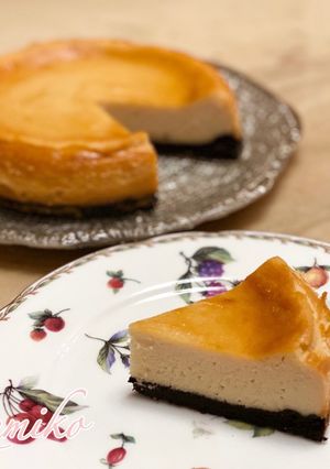 甘さ控えめ☆大人のオレオチーズケーキ♪-レシピのメイン写真