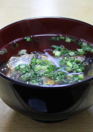 捨てないで！旨味たっぷり鯵の干物のお吸物-レシピのメイン写真