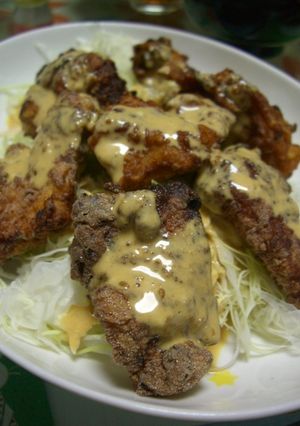 鶏胸肉のからあげ♪　焼き肉タレで☆-レシピのメイン写真