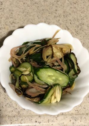 即席!きゅうりとミョウガの塩昆布漬け-レシピのメイン写真