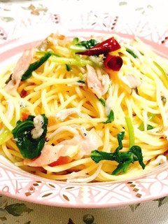 ★ルッコラとしらすの辛口パスタ★-レシピのメイン写真