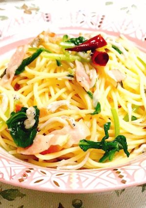 ★ルッコラとしらすの辛口パスタ★-レシピのメイン写真