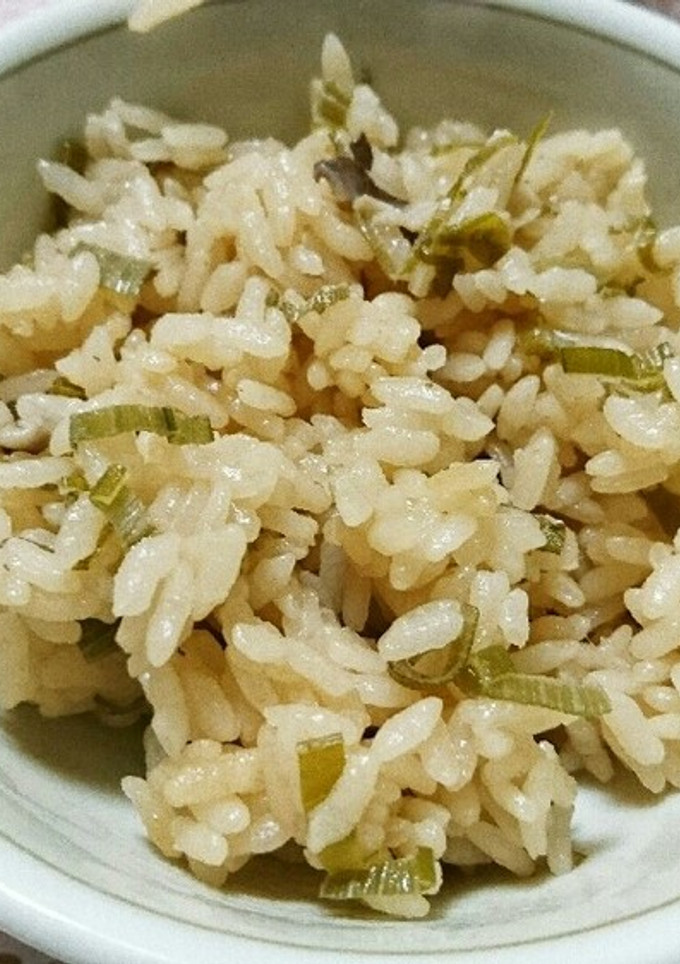 ねぎと生姜の炊き込みご飯-レシピのメイン写真
