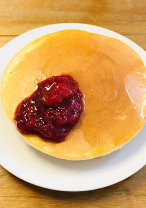 ホットケーキミックス無しでホットケーキ！-レシピのメイン写真