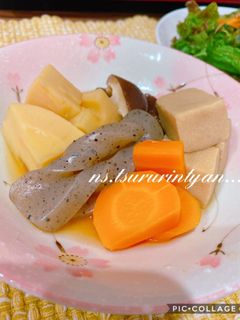 高野豆腐と野菜の煮しめ-レシピのメイン写真