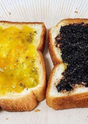 岩海苔トースト-レシピのメイン写真
