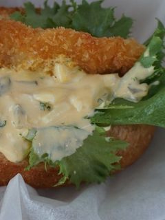 白身魚のフライサンドとタルタルソース-レシピのメイン写真