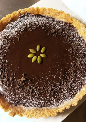 ビスケットで作る簡単生チョコタルト-レシピのメイン写真