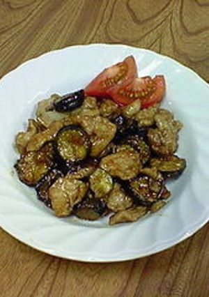 豚肉となすのジンジャー炒め（甘辛味）-レシピのメイン写真
