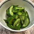 昆布茶で きゅうりと大葉の浅漬け