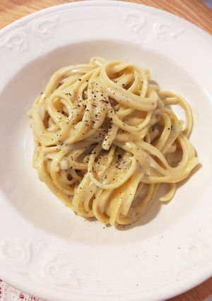 牛乳でゴルゴンゾーラのクリーム風パスタ-レシピのメイン写真