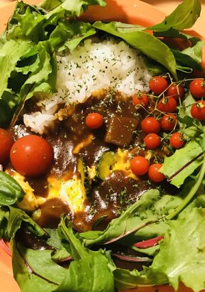 レトルト●ゴーヤー玉子炒めのカレー-レシピのメイン写真