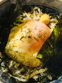 温玉しらす丼-レシピのメイン写真