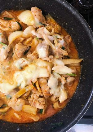 鶏肉とキムチの旨辛チーズ焼き-レシピのメイン写真