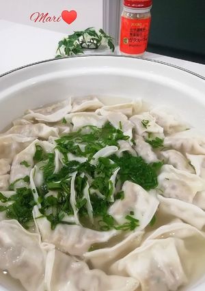 ガラスープで☆水餃子-レシピのメイン写真