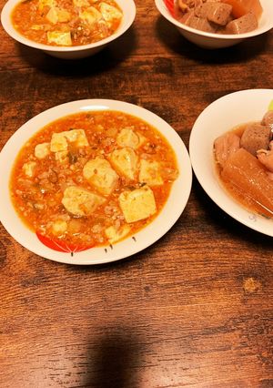 簡単！素を使った本格もどき麻婆豆腐-レシピのメイン写真