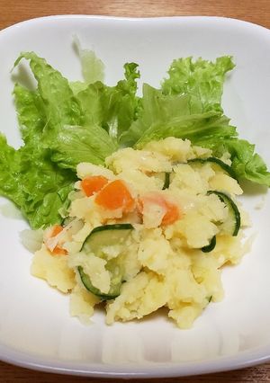 加熱処理したポテトサラダ-レシピのメイン写真