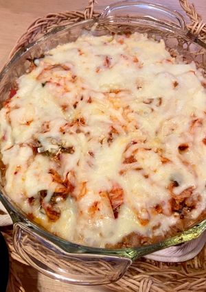 【とても簡単】なすのキムチーズグラタン-レシピのメイン写真