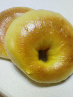 もちもちベーグル♥かぼちゃクリームチーズ-レシピのメイン写真