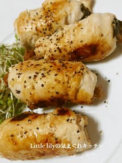 ささみの梅大葉焼き-レシピのメイン写真