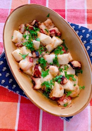 タコと長芋のパン粉焼き-レシピのメイン写真
