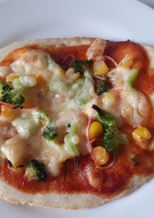 おやつに★高野豆腐入り貧乏ピザ(生地)-レシピのメイン写真