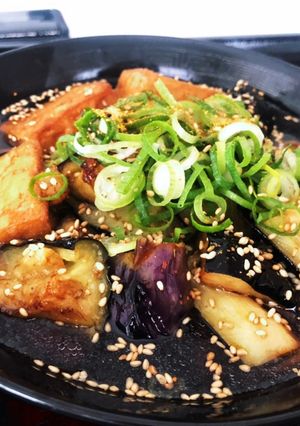 ナスの煮浸し冷麦-レシピのメイン写真