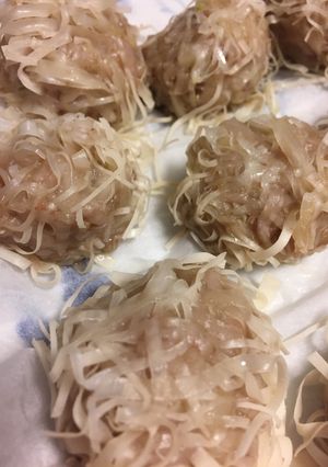 貝柱缶の包まない☆花シュウマイ-レシピのメイン写真