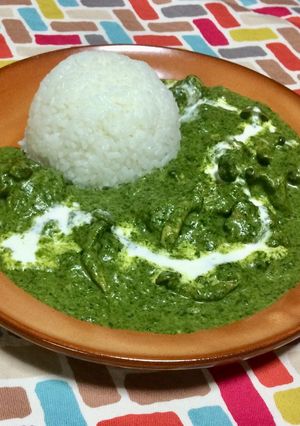 超簡単☆パクチー香る♫ほうれん草カレー♫-レシピのメイン写真