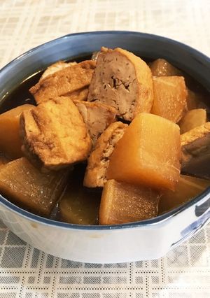 大根と厚揚げの煮物-レシピのメイン写真