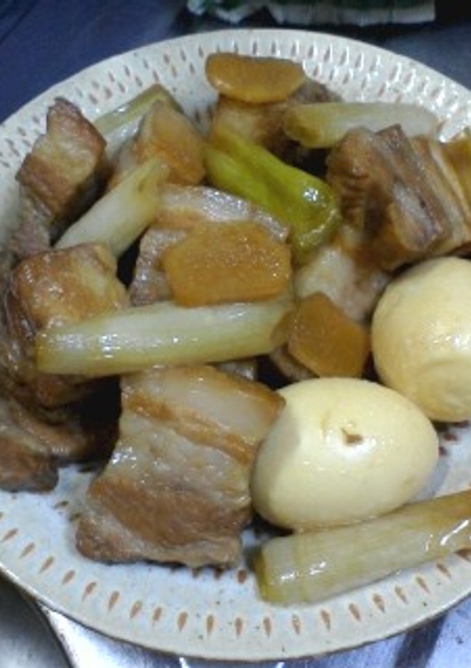 意外と簡単　豚の角煮♪-レシピのメイン写真
