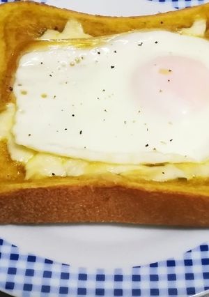 超簡単カレーチーズトースト-レシピのメイン写真