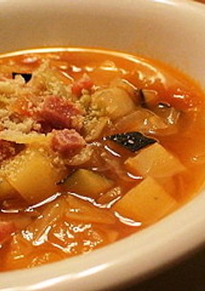 ＊夏野菜いっぱいのミネストローネ＊-レシピのメイン写真