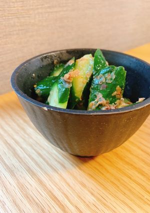 定番だけど美味しい梅きゅうり-レシピのメイン写真