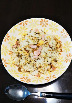 野沢菜チャーハン-レシピのメイン写真