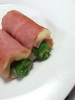 ✿おくらのチーズベーコン巻き✿-レシピのメイン写真