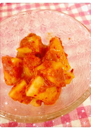 すぐ作れる、即席のカクテキ❤️-レシピのメイン写真