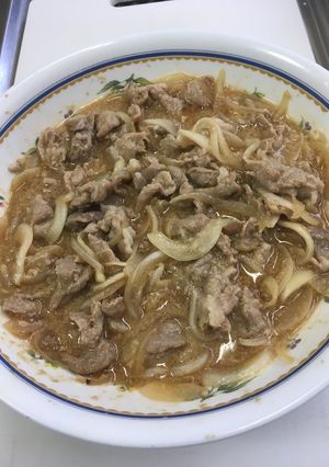 簡単なレンチン豚の生姜焼き-レシピのメイン写真