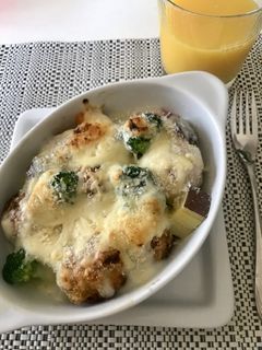 余り物アレンジ!たこ焼きグラタン-レシピのメイン写真
