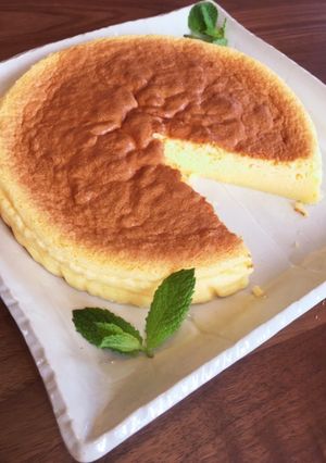 材料３つ！簡単ふわふわチーズケーキ-レシピのメイン写真