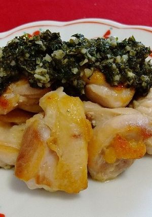 チキンソテーのレモンパセリソース添え-レシピのメイン写真