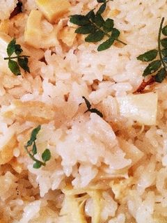 土鍋でたけのこご飯-レシピのメイン写真